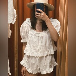 NEW DOEN Powder Enna Short XS